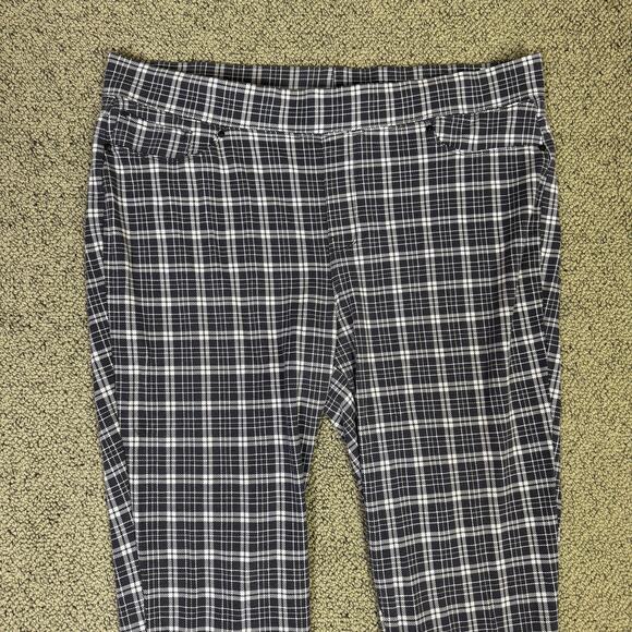 Seven7 Pull On Plaid Pants Leggings US Women's XXL Plus - Picture 3 of 7